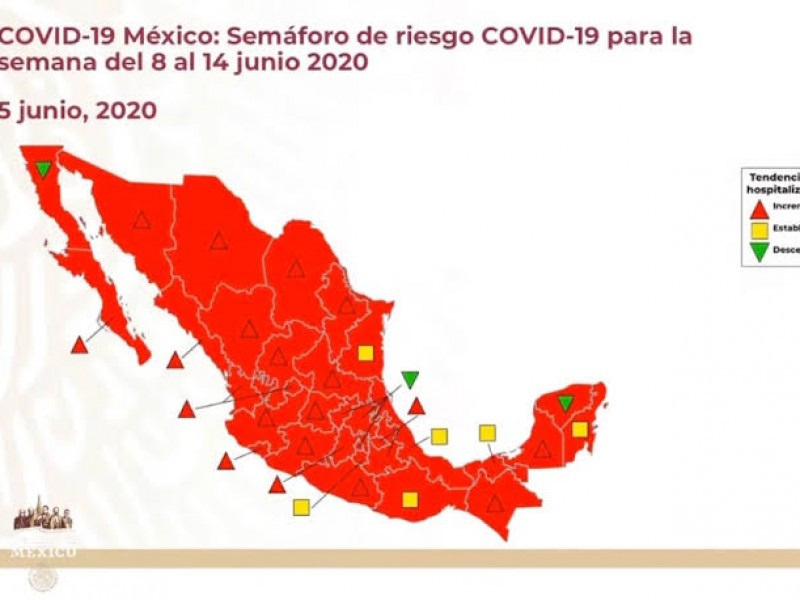 México continua en alto riesgo de COVID-19, según Semáforo Federal