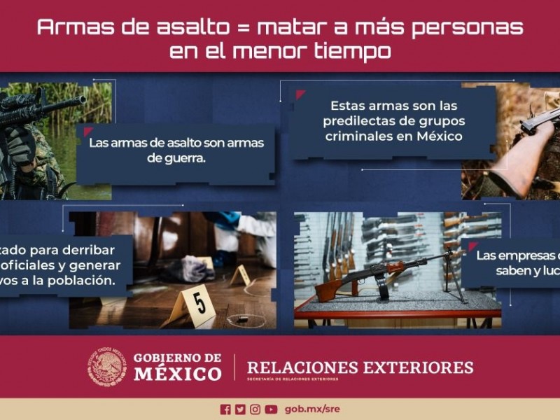 México encabezará en la ONU debate sobre tráfico de armas