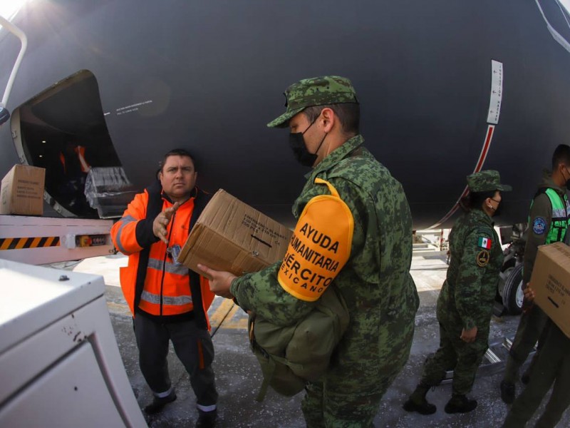 México entregó ayuda humanitaria a Rumania