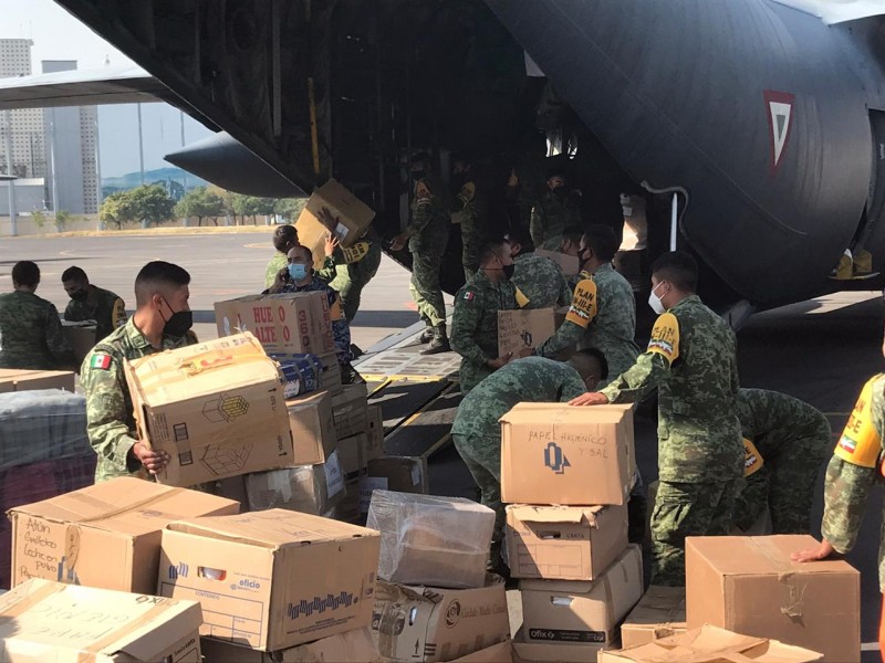 México envía 15.2 toneladas de ayuda humanitaria a Honduras