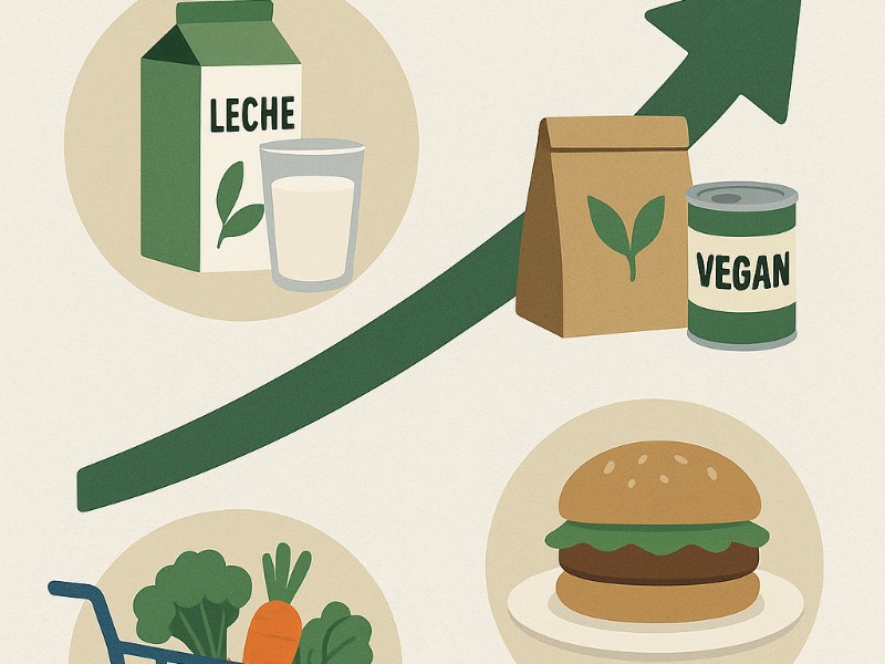 México, líder latinoamericano en veganismo:  mercado alcanza 389 millones de dólares