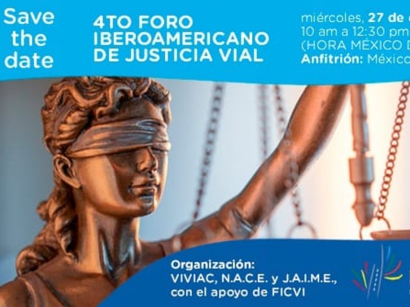 México sede virtual del 4to Foro Iberoamericano de Justicia Vial