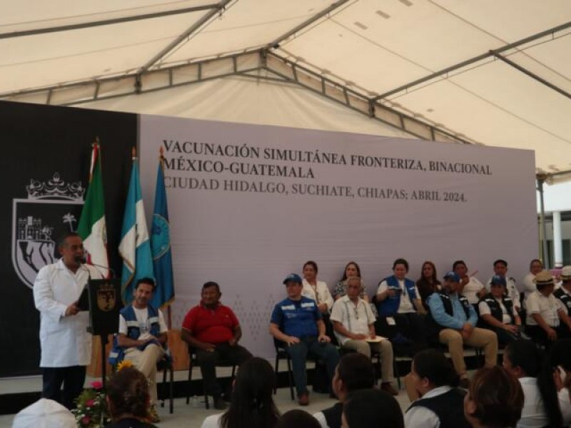 México y Guatemala refuerzan vacunación para prevenir enfermedades