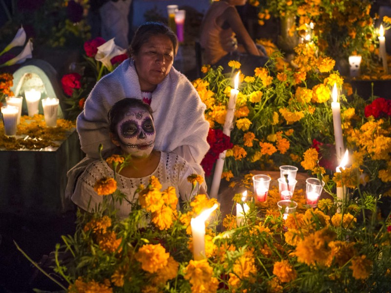 México y su color en Día de Muertos México y su color en Día de Muertos