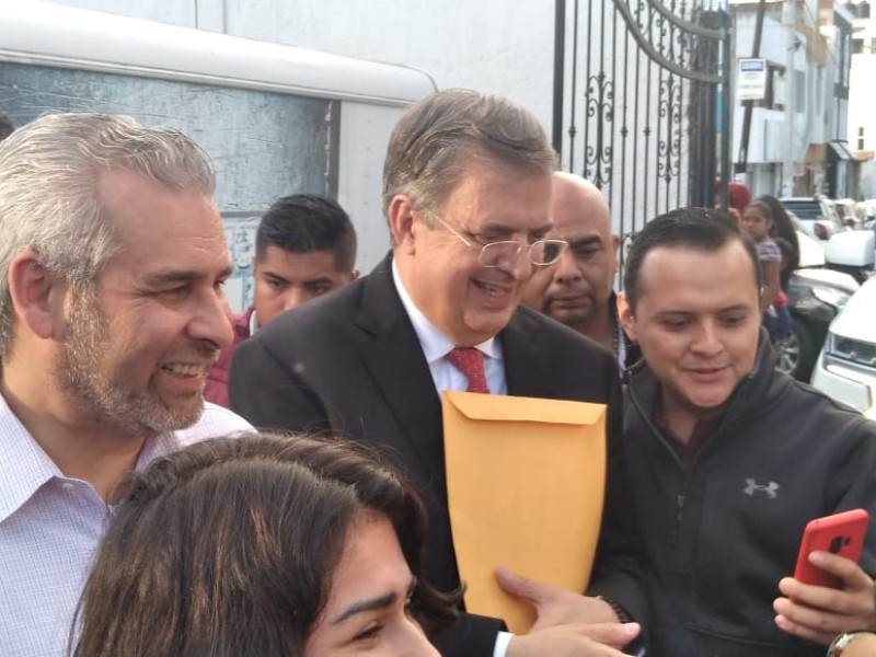 Michoacán, arranque de Marcelo Ebrard para su gira por México