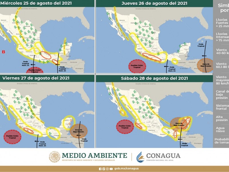 Michoacán continuará con fuertes lluvias