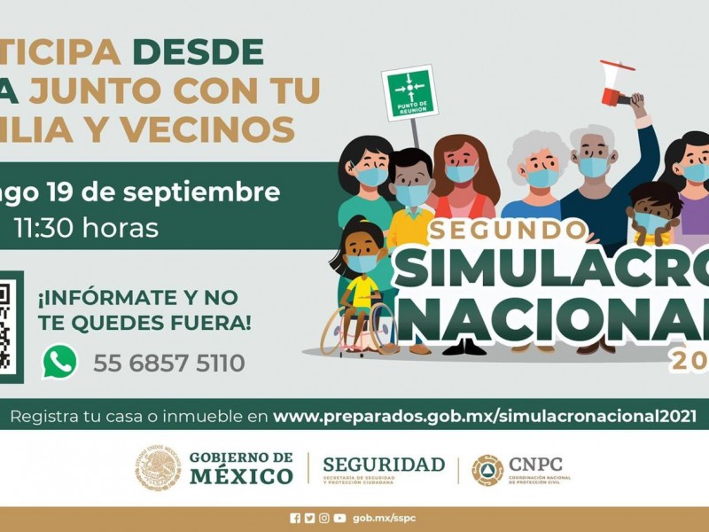Michoacán participará en simulacro nacional
