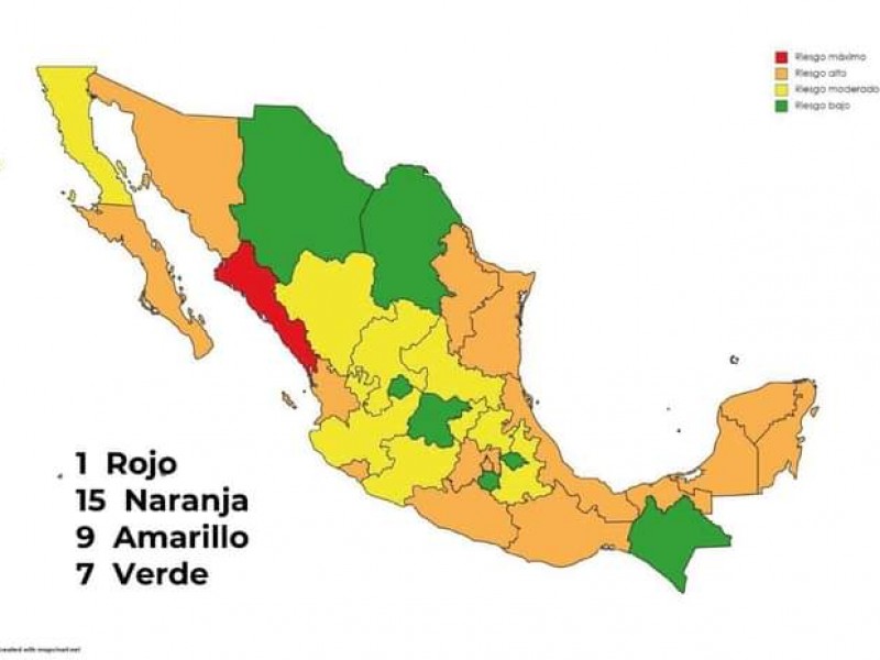 Michoacán regresa a semáforo amarillo