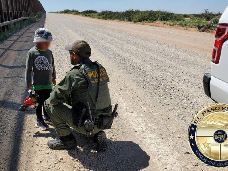 Migración rescata 2 menores abandonados en frontera Ciudad Juárez