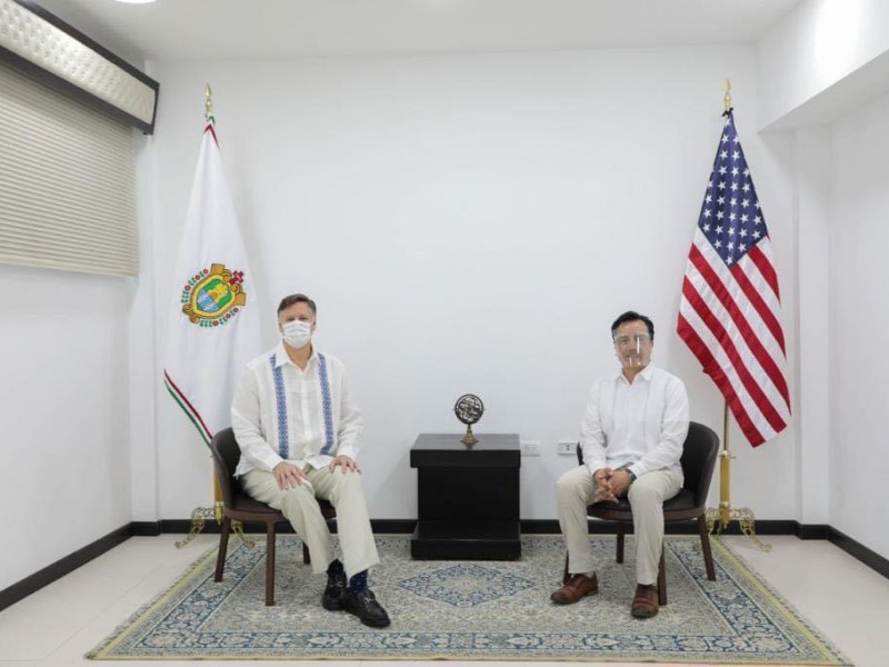 Migración, tema importante en reunión con embajador de EEUU: Gobernador