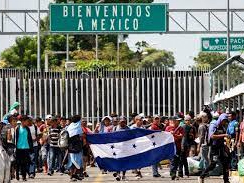 Migrantes abandonados en Tapachula