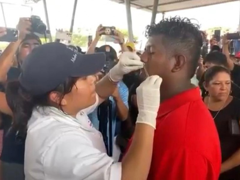 Migrantes Protestan en Chiapas Cociéndose los Labios por Libre Tránsito