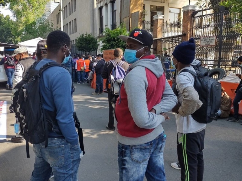 Migrantes se reúnen con SEGOB en CDMX
