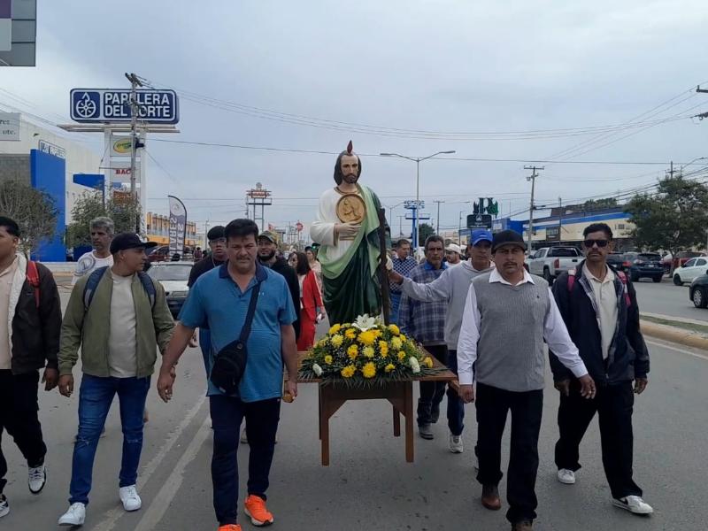 Mil despensas y cinco grupos musicales distinguen festejo de San Judas