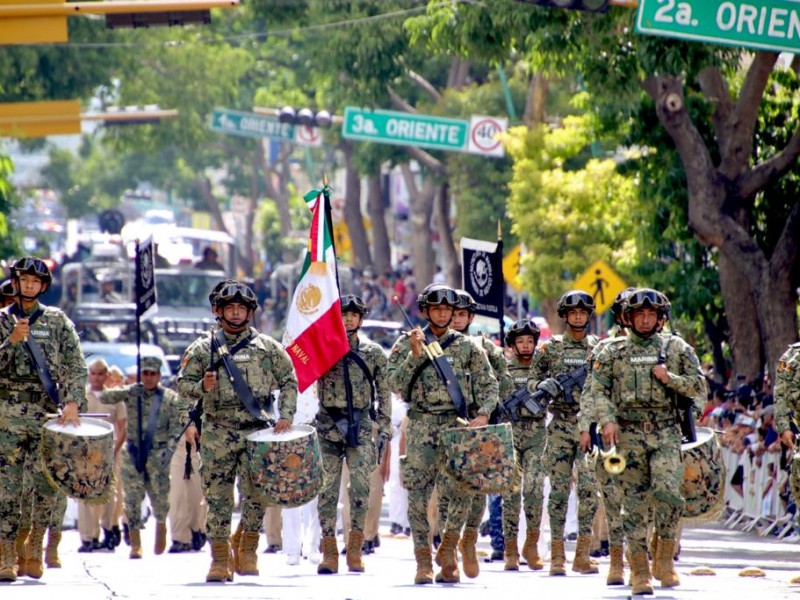 Miles de familias chiapanecas dieron el grito de independencia y disfrutaron el desfile Cívico Militar