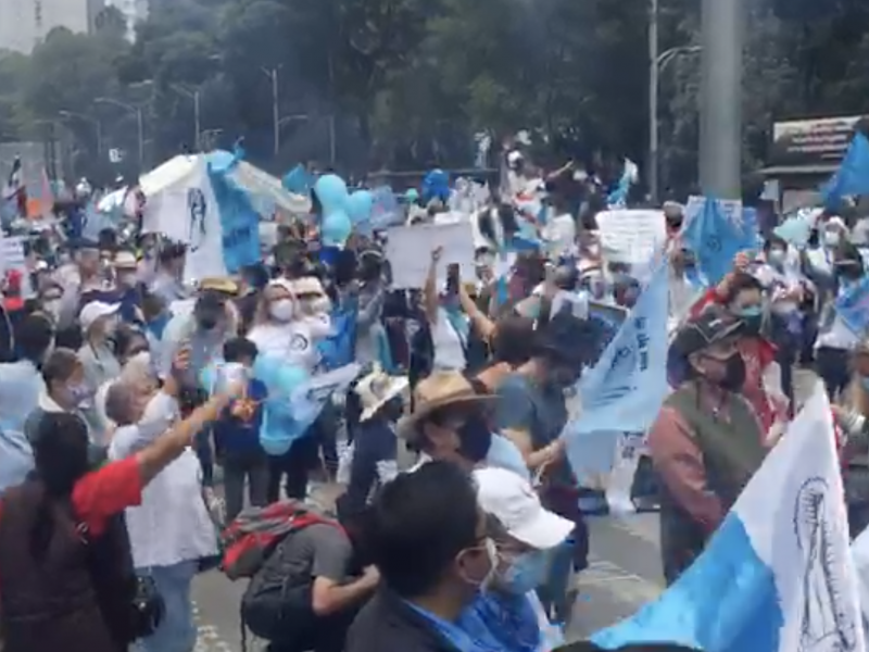 Miles marchan contra al despenalización del aborto