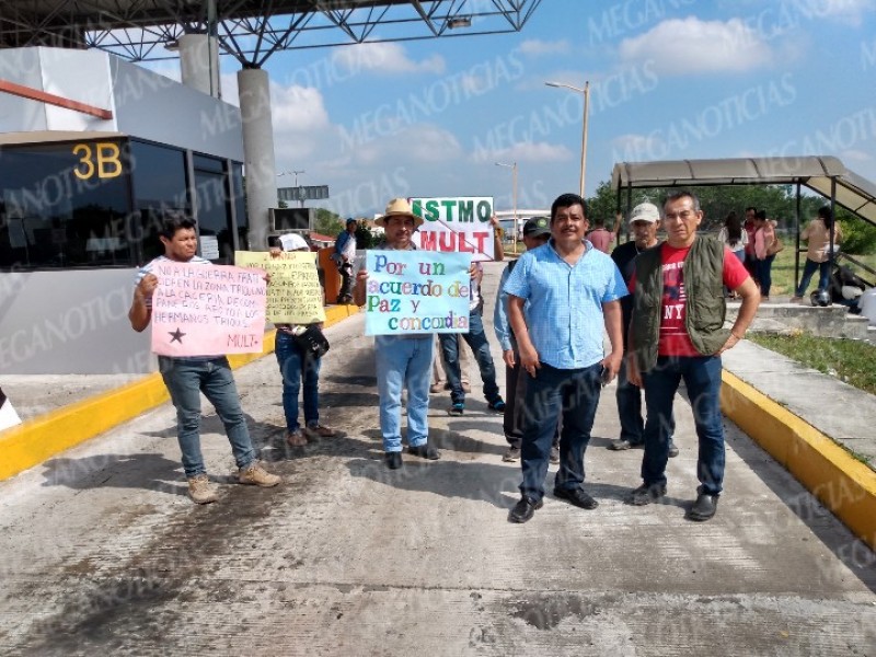 Militantes del MULT protestan en el istmo