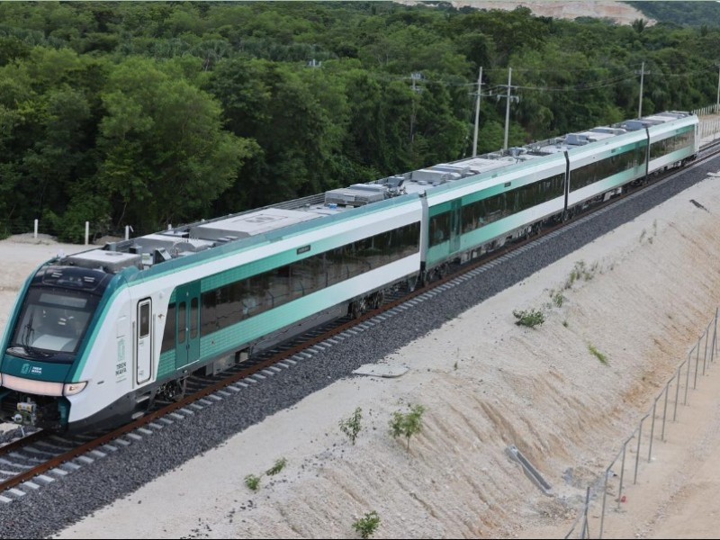 Militar al frente del Tren Maya