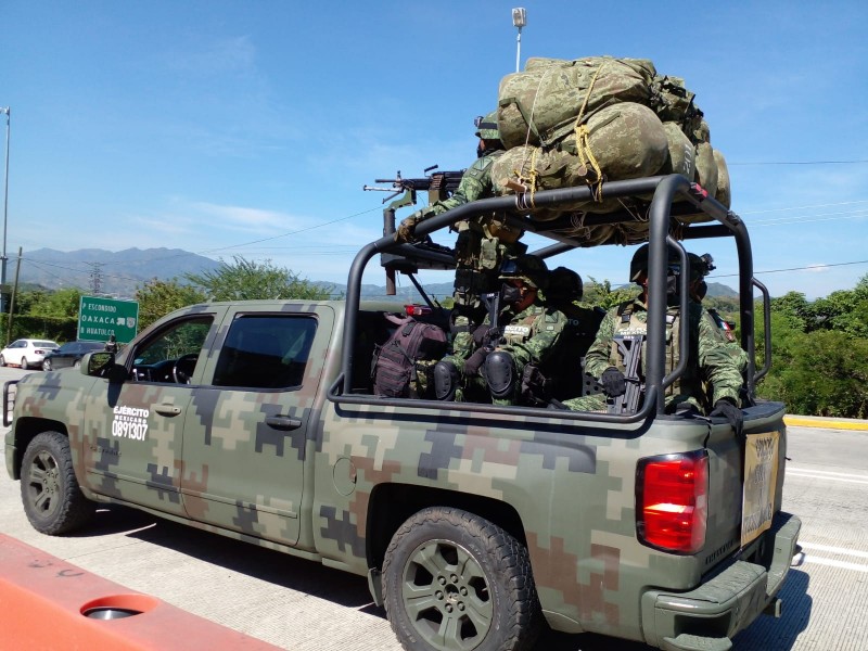 Militares llegan a Acapulco para reforzar la seguridad
