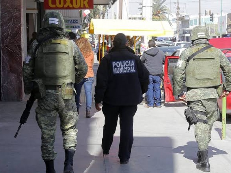 Militares y elementos policiacos vigilarán en temporada decembrina