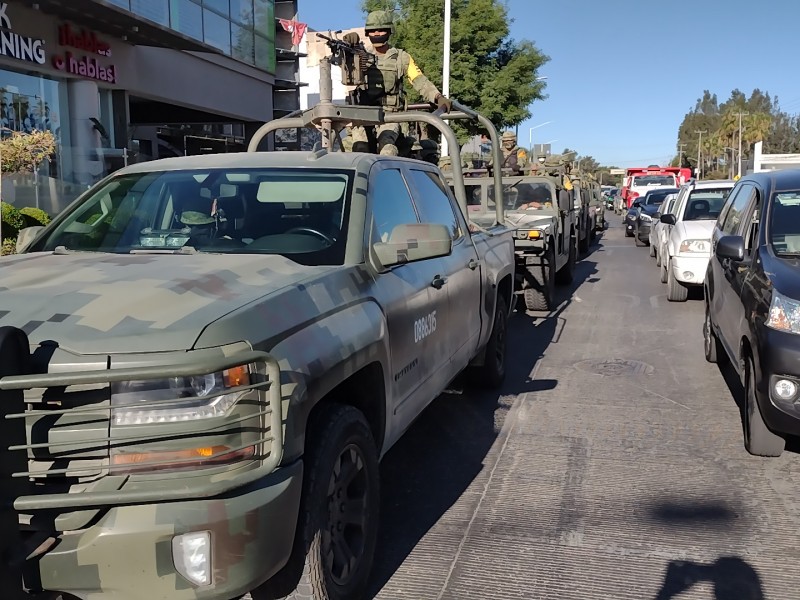 Militares y Guardia Nacional refuerzan seguridad en zona metropolitana