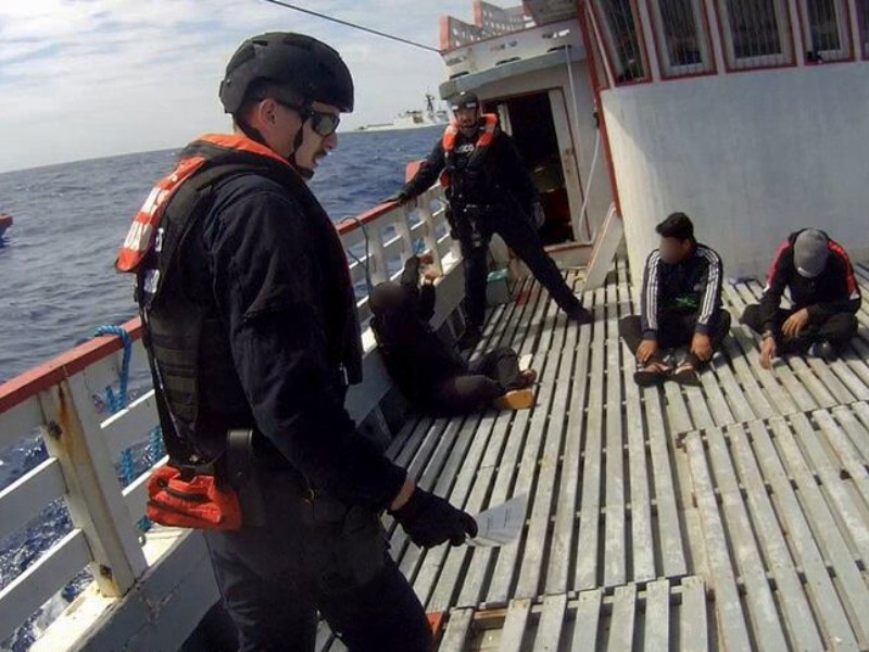 Millonario decomiso de cocaína en el Océano Pacífico