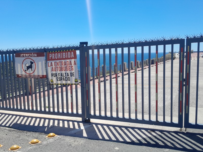 Mirador de San Carlos continúa cerrado, no hay maquinaria trabajando