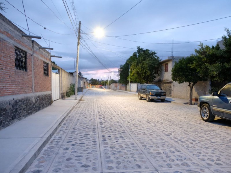 Modernización de calles en San José El Alto