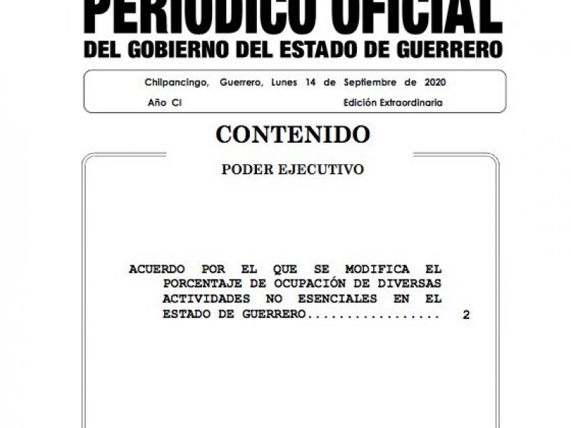 Modificaciones por retroceso en semáforo Covid-19 aplicarán la siguiente semana