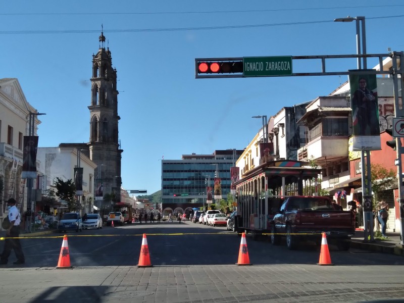 Modificarán vialidades en el centro, por reparaciones en catedral