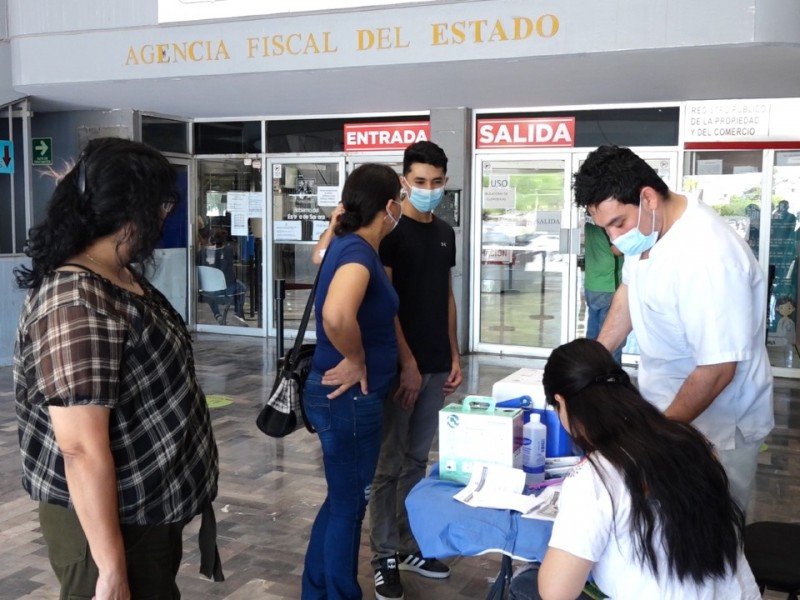 Módulos de vacunación para mayores de 18 años en Obregón