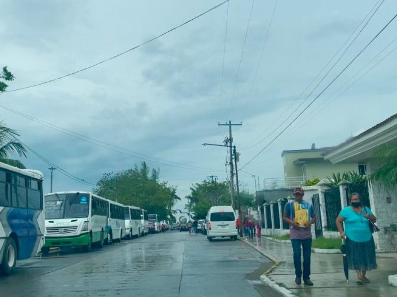 Molestía por falta de camiones en las rutas de servicio