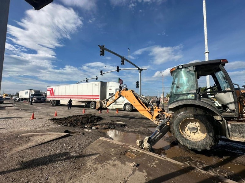 Molestias por baches en Forjadores y Unión motivan intervención inmediata municipal