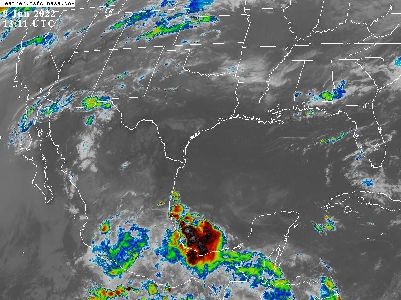 Monitorean desarrollo de Disturbio Tropical