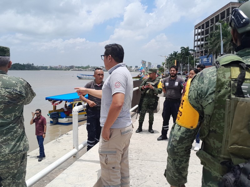 Monitorean nivel del Pantepec y colonias tuxpeñas susceptibles a anegaciones