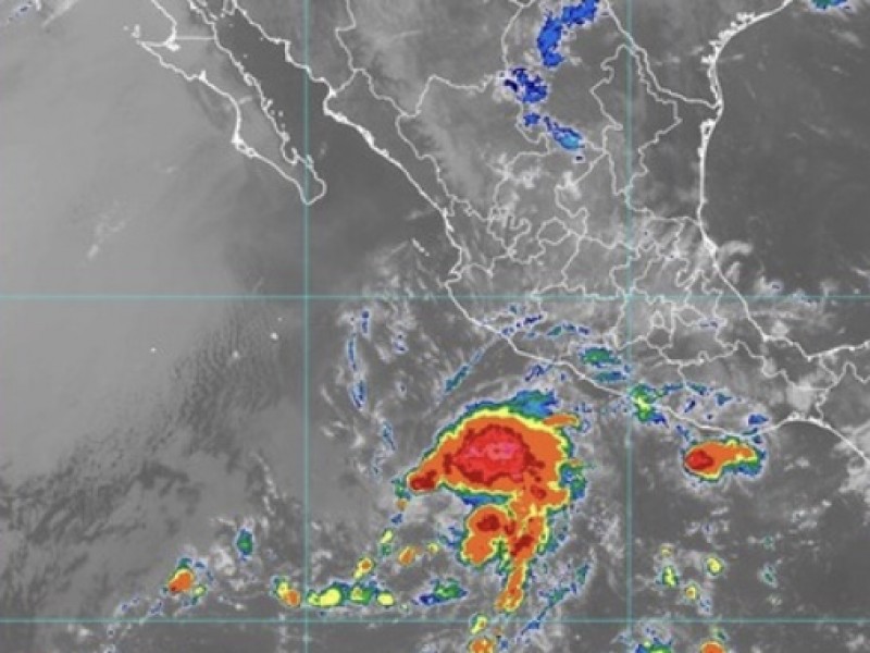 Monitorean zona de baja presión en el pacifico