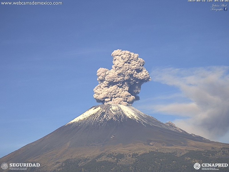 Monitoreo constante al Popocatépetl: Segob