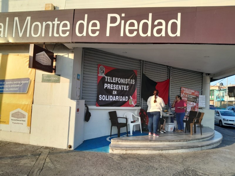 Sucursales del Monte de Piedad en Veracruz siguen en huelga