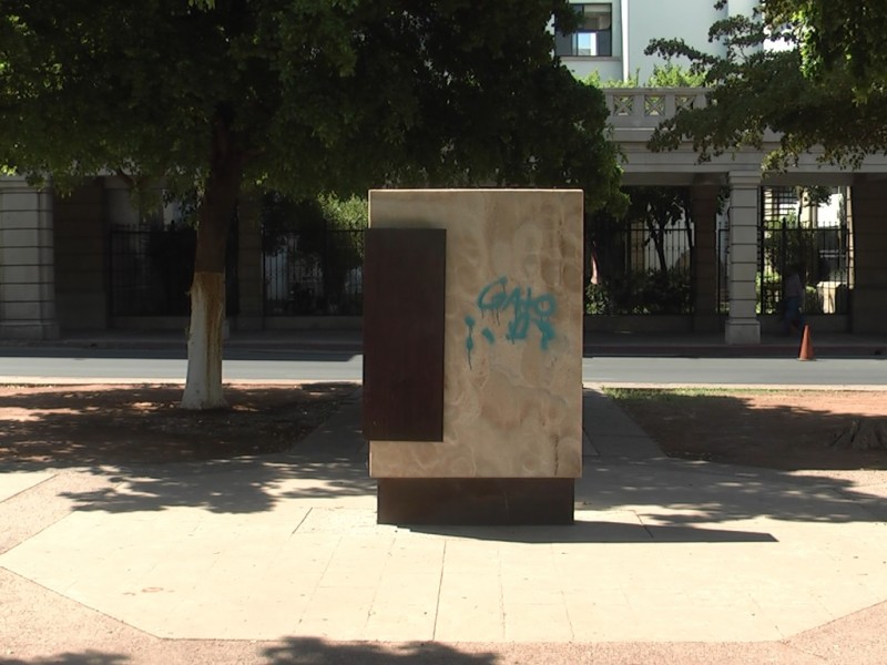 Monumento de los fundadores fue vandalizado en Hermosillo