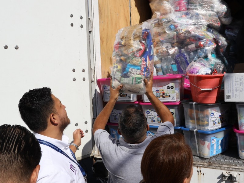 Morelia envía 25 toneladas de apoyo para damnificados en Guerrero