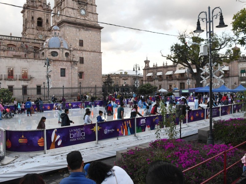 Morelia; este domingo, último día de la pista de hielo