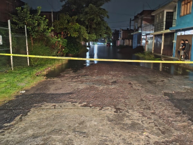 Morelia: tres casas y vehículos afectados por lluvias