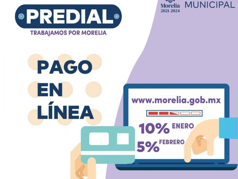 Morelia; última semana para obtener 10% de descuento en Predial
