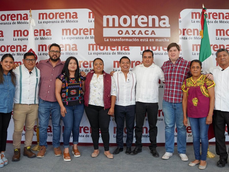 MORENA confirma tres candidatos a presidencias municipales del Istmo