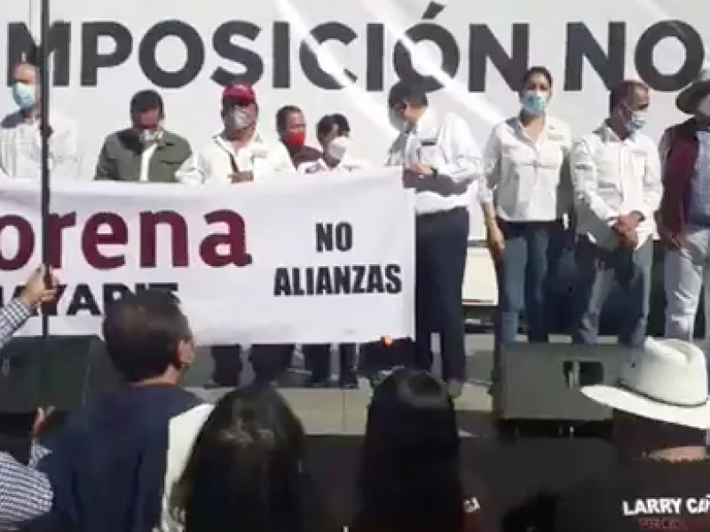 MORENA convocó a militantes ante imposición de candidato a gobernador