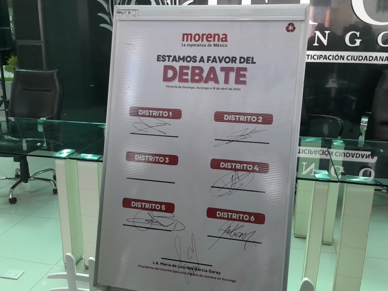 Morena da el sí a los debates