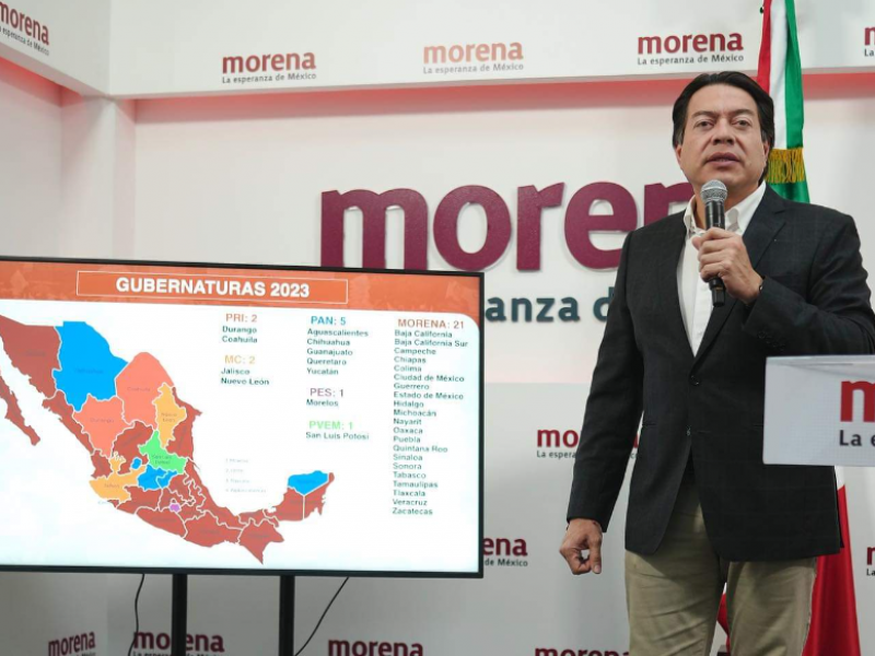 Morena destapa hoy a sus candidatos a gobernador