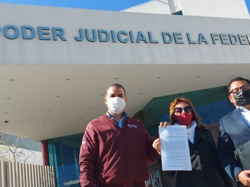 MORENA ingresa acción colectiva en contra del reemplacamiento