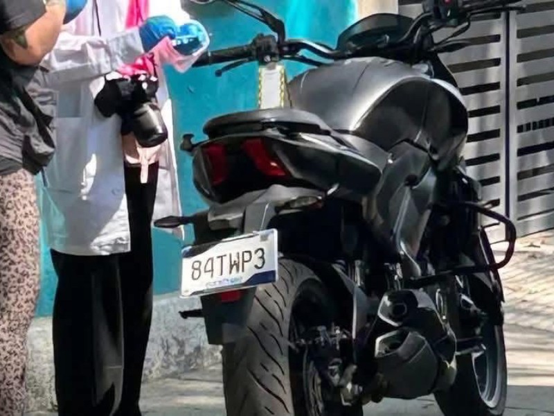 Moto queretana involucrada en asesinato de funcionarios en CDMX
