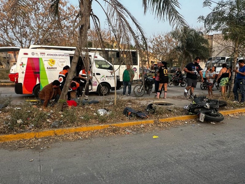 Conductor de camión de Puente Moreno atropella ahora a motociclistas